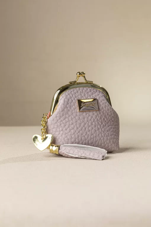 Πορτοφολάκι Κερματοθηκη με Στόμιο Ροζ PC08-1F