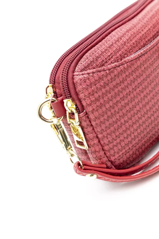 Fragola Τσάντακι χιαστί μέσης PC105-1 Red plexis
