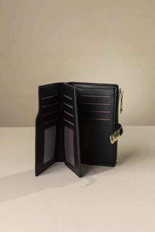 Γυναικείο Πορτοφόλι Συνθετικό Μαύρο Fragola PC335