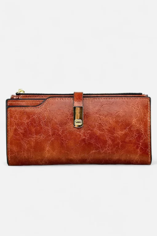 Γυναικείο Πορτοφόλι Συνθετικό Κονιάκ Fragola PC336