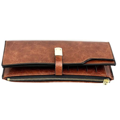 Γυναικείο Πορτοφόλι Συνθετικό Κονιάκ Fragola PC336