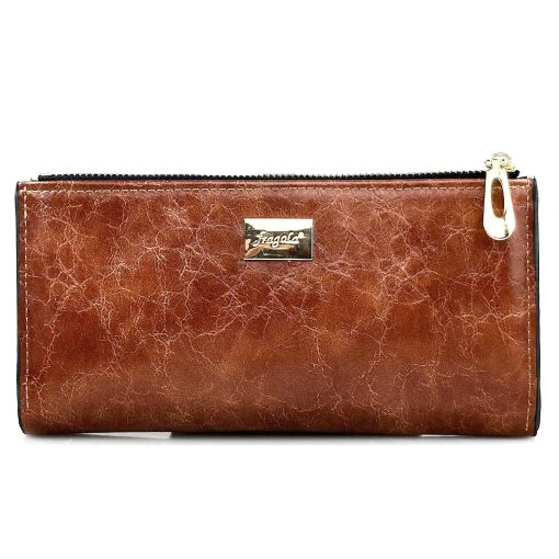 Γυναικείο Πορτοφόλι Συνθετικό Κονιάκ Fragola PC336