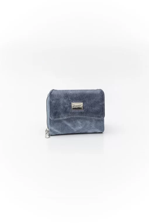Fragola Μικρό Πορτοφόλι Με Καπάκι PC386-blue-jean