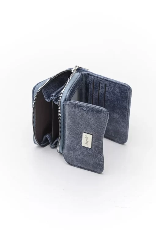 Fragola Μικρό Πορτοφόλι Με Καπάκι PC386-blue-jean