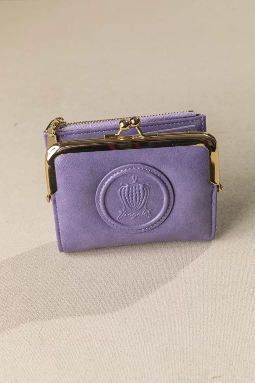 Γυναικείο Πορτοφόλι Συνθετικό Μωβ Fragola PC394