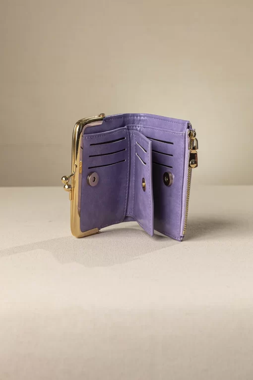 Γυναικείο Πορτοφόλι Συνθετικό Μωβ Fragola PC394