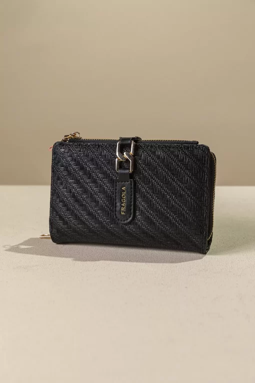Γυναικείο Πορτοφόλι Συνθετικό Μαύρο Fragola PC394