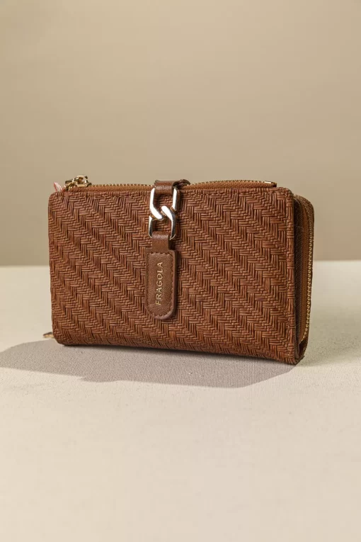 Γυναικείο Πορτοφόλι Συνθετικό Καφέ Fragola PC394