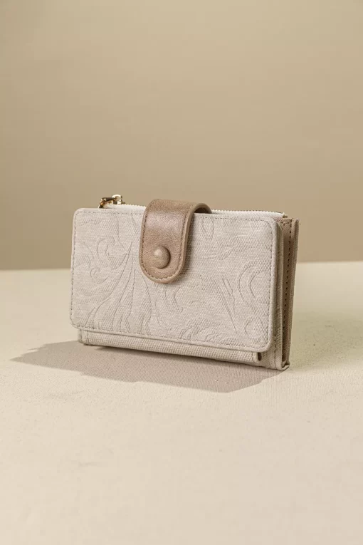 Γυναικείο Πορτοφόλι Συνθετικό Fragola PC400ART Μπεζ