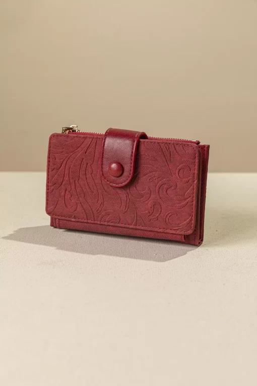 Γυναικείο Πορτοφόλι Συνθετικό Fragola PC400ART Κόκκινο