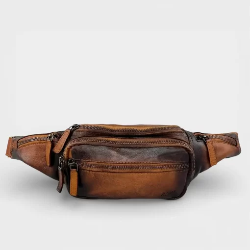 Δερμάτινο Τσαντάκι Μέσης RCM Ταμπα R753