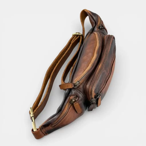 Δερμάτινο Τσαντάκι Μέσης RCM Ταμπα R753