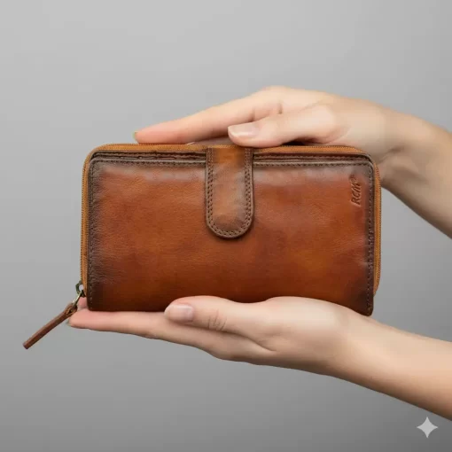 Δερμάτινο Γυναικείο Πορτοφόλι RCM Ταμπα R7711