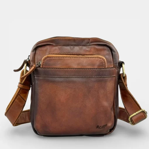 Δερμάτινη Ανδρική Τσάντα Ώμου RCM Ταμπα R780