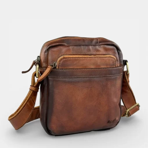 Δερμάτινη Ανδρική Τσάντα Ώμου RCM Ταμπα R780