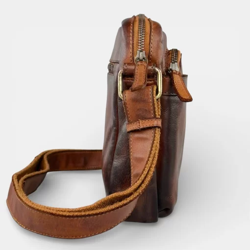 Δερμάτινη Ανδρική Τσάντα Ώμου RCM Ταμπα R780