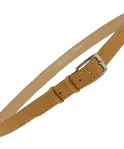 Ζώνη αντρική δέρμα Renato Balestra RB175TM-Καμηλό