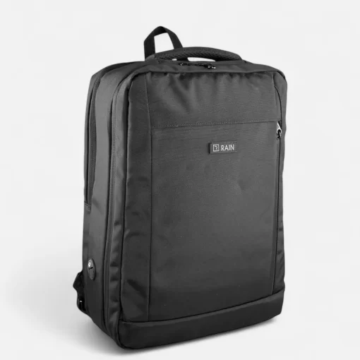 Επαγγελματικό Υφασμάτινο Σακίδιο Πλάτης Rain με Θήκη Laptop 15,4″ RBP1030 RBP1030BLACK