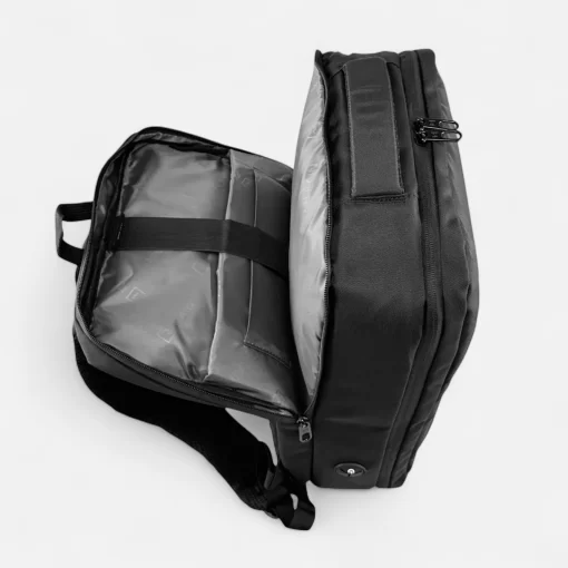 Επαγγελματικό Υφασμάτινο Σακίδιο Πλάτης Rain με Θήκη Laptop 15,4″ RBP1030 RBP1030BLACK