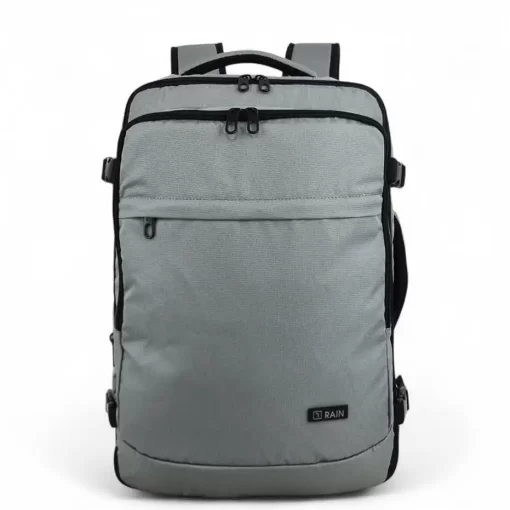 Επαγγελματικό Υφασμάτινο Σακίδιο Πλάτης Rain Γκρι με Θήκη Laptop 15,4″ RBP1060