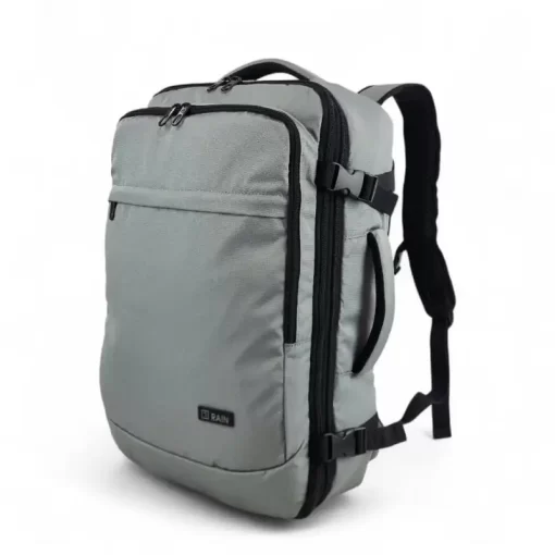Επαγγελματικό Υφασμάτινο Σακίδιο Πλάτης Rain Γκρι με Θήκη Laptop 15,4″ RBP1060