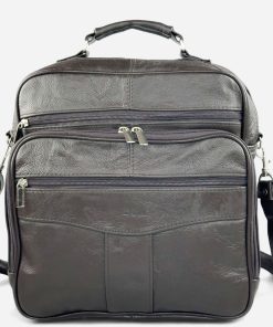 RCM Δερμάτινη τσάντα ώμου RCM117L-Καφέ
