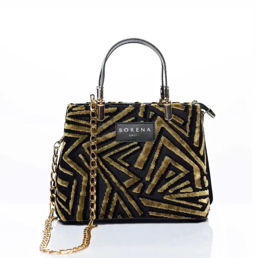 Sorena Handmade Γυναικεία Τσάντα Galleria SBGB-0006-M002 Μαύρο