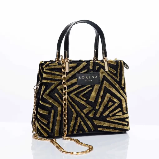 Sorena Handmade Γυναικεία Τσάντα Galleria SBGB-0006-M002 Μαύρο