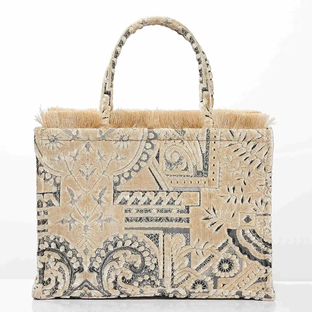 Γυναικεία τσάντα Sorena Angelina Large Εκρού