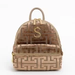 Γυναικείο mini backpack Sorena Calisti Metallic Taupe