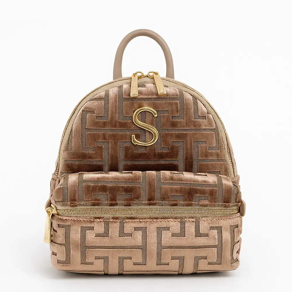 Γυναικείο mini backpack Sorena Calisti Metallic Taupe