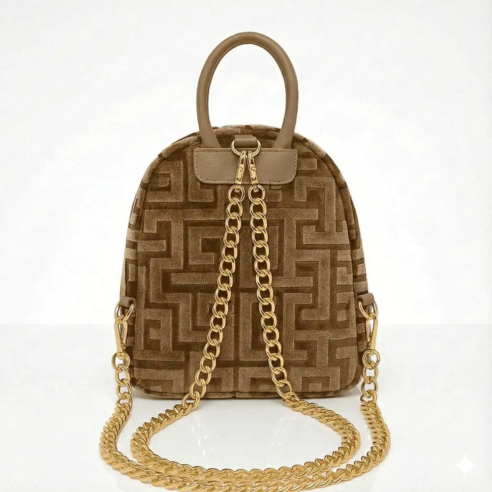 Γυναικείο mini backpack Sorena Calisti Metallic Taupe