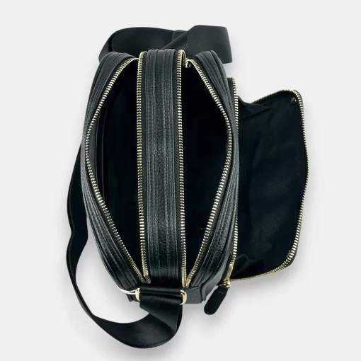 Γυναικεία τσάντα ώμου και χιαστί Savil Μαύρη SV001