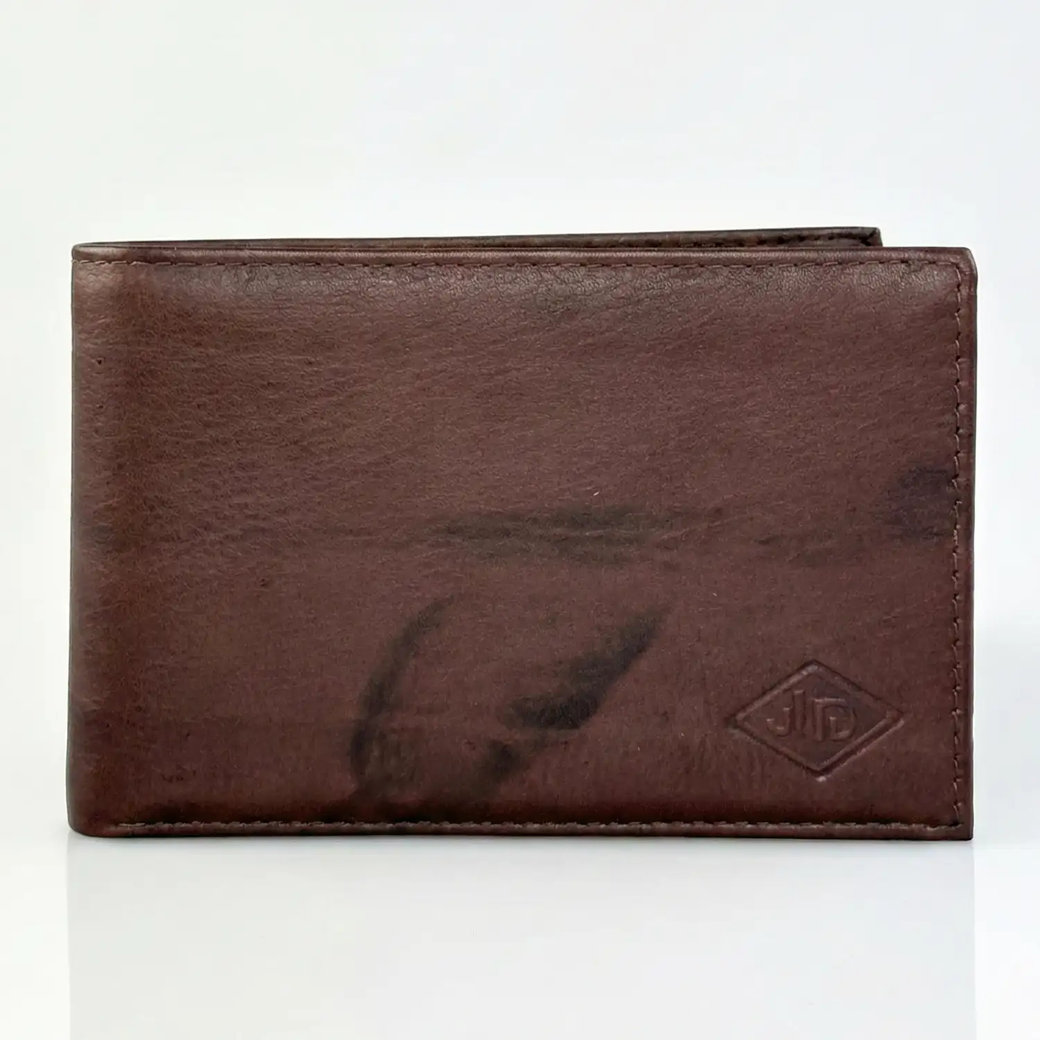 Ανδρικό δερμάτινο πορτοφόλι Jano Dave W3127 σε καφέ χρώμα