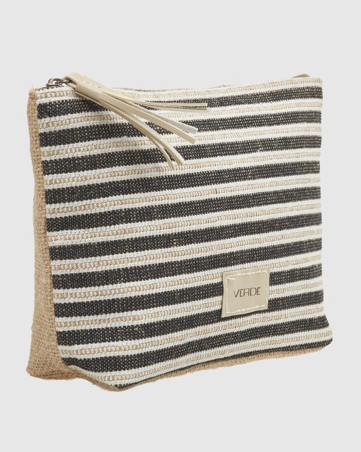 Γυναικείο Ψάθινο Νεσεσέρ Verde 07-0353 Μαύρο