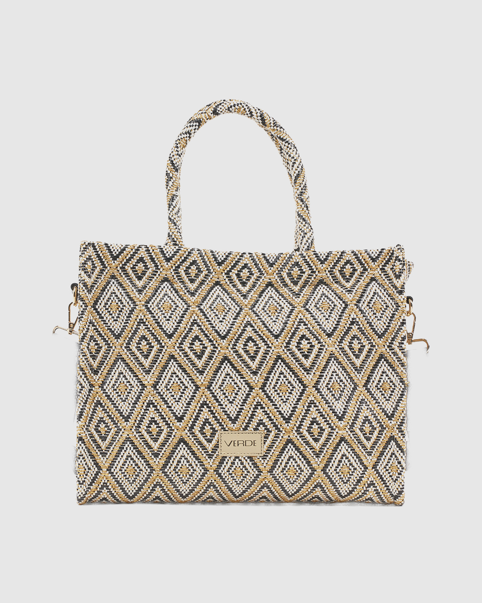 VERDE ΓΥΝΑΙΚΕΙΑ ΤΣΑΝΤΑ ΧΕΙΡΟΣ 48-0283 ΨΑΘΙΝΗ ΜΑΥΡΟ