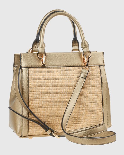 Γυναικεία Τσάντα Χειρός Verde 16-7832 Μπρονζέ