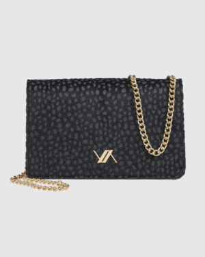 VERDE ΓΥΝΑΙΚΕΙΑ ΤΣΑΝΤΑ ΧΙΑΣΤΙ 16-0008263 ANIMAL PRINT ΜΑΥΡΟ