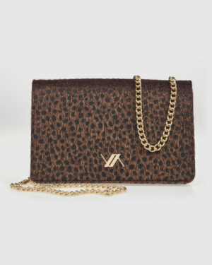 VERDE ΓΥΝΑΙΚΕΙΑ ΤΣΑΝΤΑ ΧΙΑΣΤΙ 16-0008263 ANIMAL PRINT ΚΑΦΕ