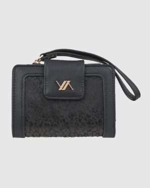 VERDE ΓΥΝΑΙΚΕΙΟ ΠΟΡΤΟΦΟΛΙ 18-0001547 ΑΣ ANIMAL PRINT ΜΑΥΡΟ