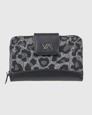 VERDE ΓΥΝΑΙΚΕΙΟ ΠΟΡΤΟΦΟΛΙ 18-0001572 ANIMAL PRINT ΜΑΥΡΟ