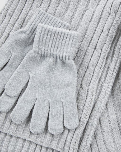 VERDE ΣΕΤ ΚΑΣΚΟΛ ΣΚΟΥΦΟΣ ΓΑΝΤΙΑ 06-0001287 ΓΚΡΙ