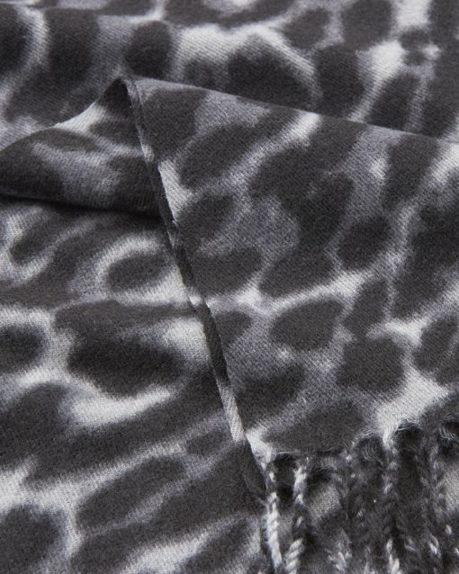 VERDE ΓΥΝΑΙΚΕΙΟ ΚΑΣΚΟΛ 06-0001331 ANIMAL PRINT ΜΑΥΡΟ