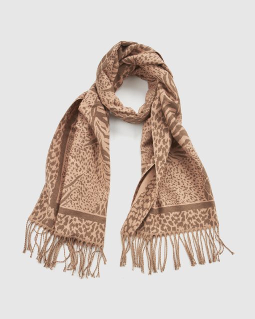 VERDE ΓΥΝΑΙΚΕΙΟ ΚΑΣΚΟΛ 06-0001334 ANIMAL PRINT ΠΟΥΡΟΥ