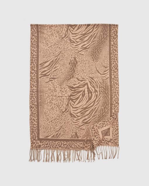 VERDE ΓΥΝΑΙΚΕΙΟ ΚΑΣΚΟΛ 06-0001334 ANIMAL PRINT ΠΟΥΡΟΥ