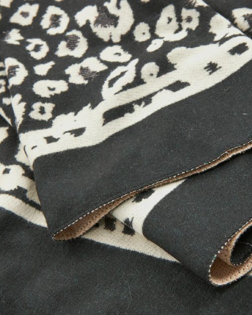 VERDE ΓΥΝΑΙΚΕΙΟ ΚΑΣΚΟΛ 06-0001336 ANIMAL PRINT ΜΑΥΡΟ