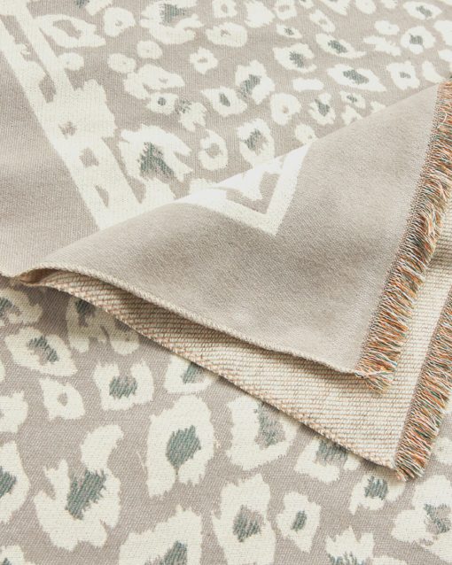 VERDE ΓΥΝΑΙΚΕΙΟ ΚΑΣΚΟΛ 06-0001336 ANIMAL PRINT ΕΚΡΟΥ