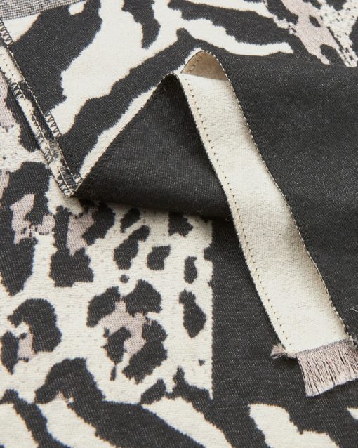 VERDE ΓΥΝΑΙΚΕΙΟ ΚΑΣΚΟΛ 06-0001340 ANIMAL PRINT ΜΑΥΡΟ