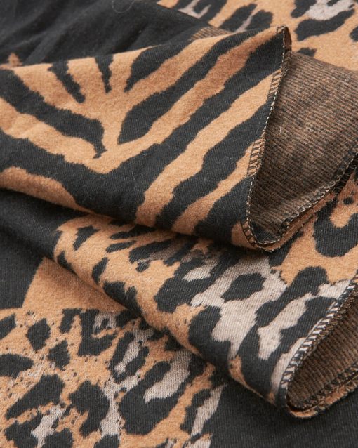 VERDE ΓΥΝΑΙΚΕΙΟ ΚΑΣΚΟΛ 06-0001340 ANIMAL PRINT ΚΑΦΕ