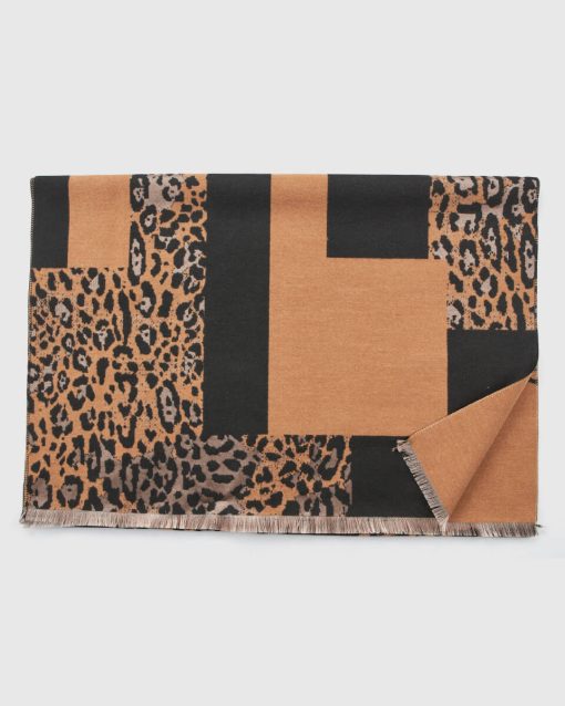 VERDE ΓΥΝΑΙΚΕΙΟ ΚΑΣΚΟΛ 06-0001340 ANIMAL PRINT ΚΑΦΕ